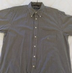 Nautica casual button-down short sleeve shirt